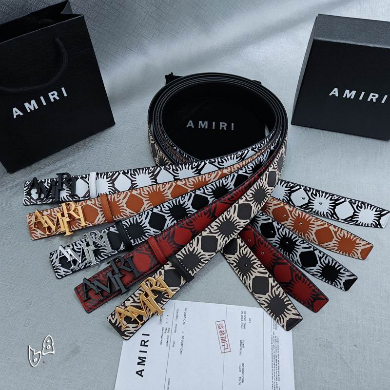 Amiri belt 38mmX90-125cm lb67